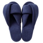 スリッパ Mサイズ(パイル ネイビー ngSRm04 M) 2枚目画像