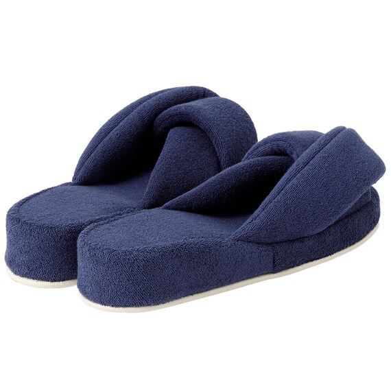 スリッパ Mサイズ(パイル ネイビー ngSRm04 M) 6枚目画像