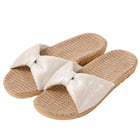 サンダル Mサイズ(リボン アイボリー ngSDn07 M) 1枚目画像