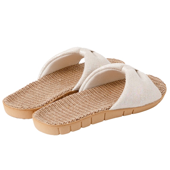 サンダル Mサイズ(リボン アイボリー ngSDn07 M) 6枚目画像