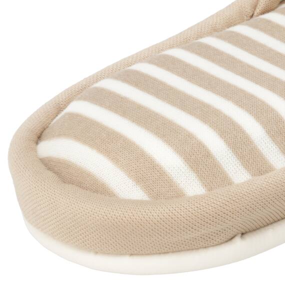 スリッパ(MYリボタンRB003 ベージュ F) 7枚目画像