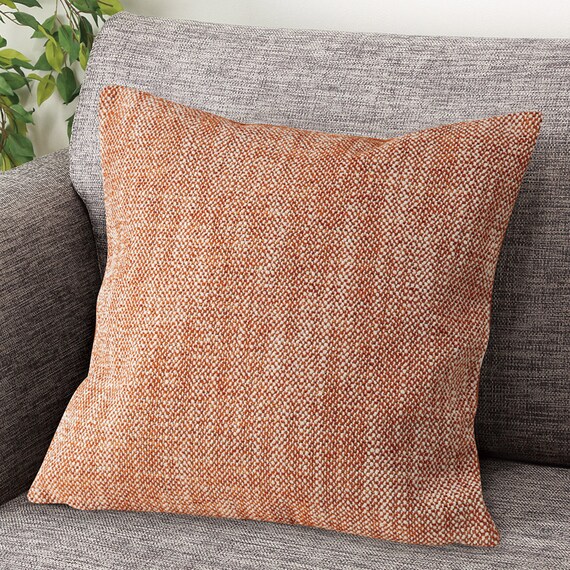 クッションカバー(メランジュ MJ002 OR) 1枚目画像