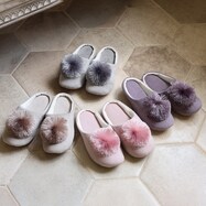 ルームシューズ(ポンポンRS25)