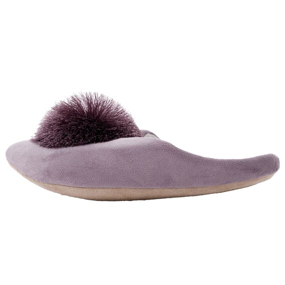 ルームシューズ(ポンポンRS25 パープル M) 3枚目画像