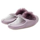 ルームシューズ(ポンポンRS25 パープル M) 4枚目画像