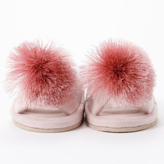 ダイエットスリッパ(ポンポンDSR25 ローズ) 5枚目画像