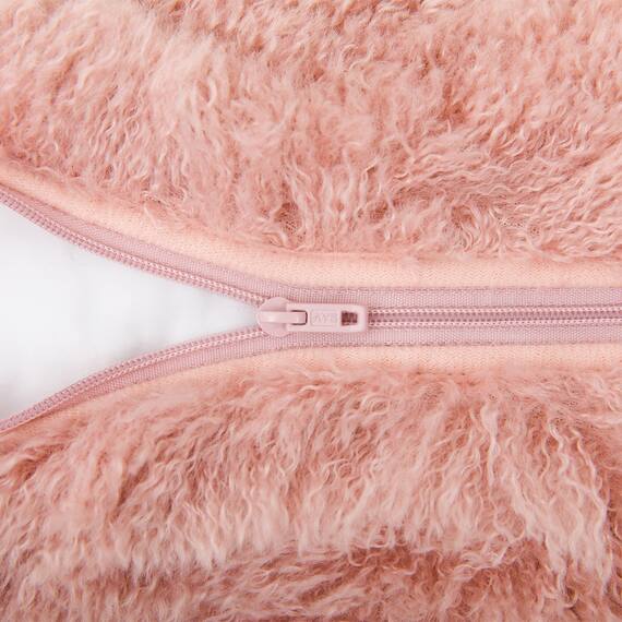 クッションカバー(ロングファーLF2501RO 45×45cm) 7枚目画像