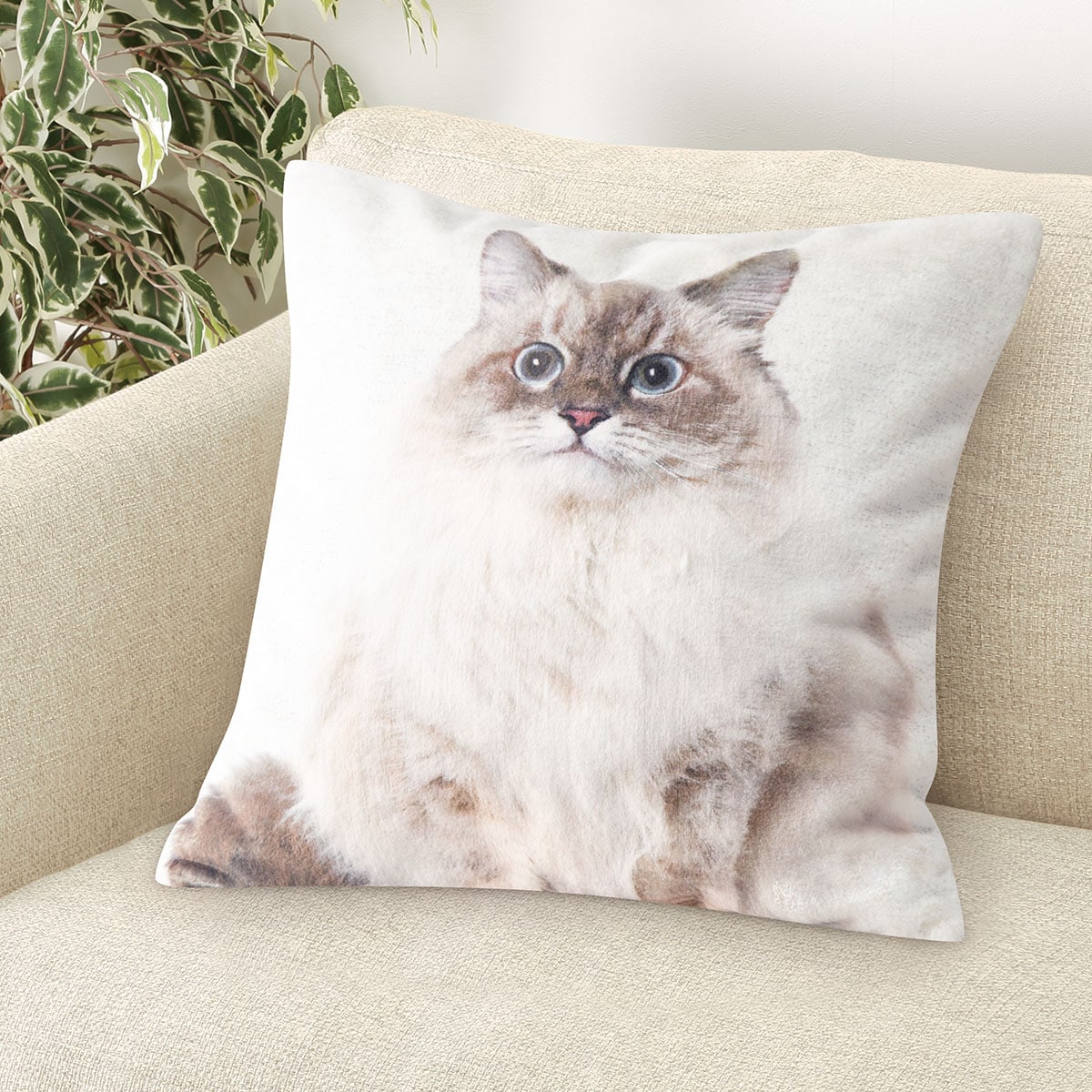 クッションカバー(ファーネコFP2501 45×45cm) | ニトリネット【公式