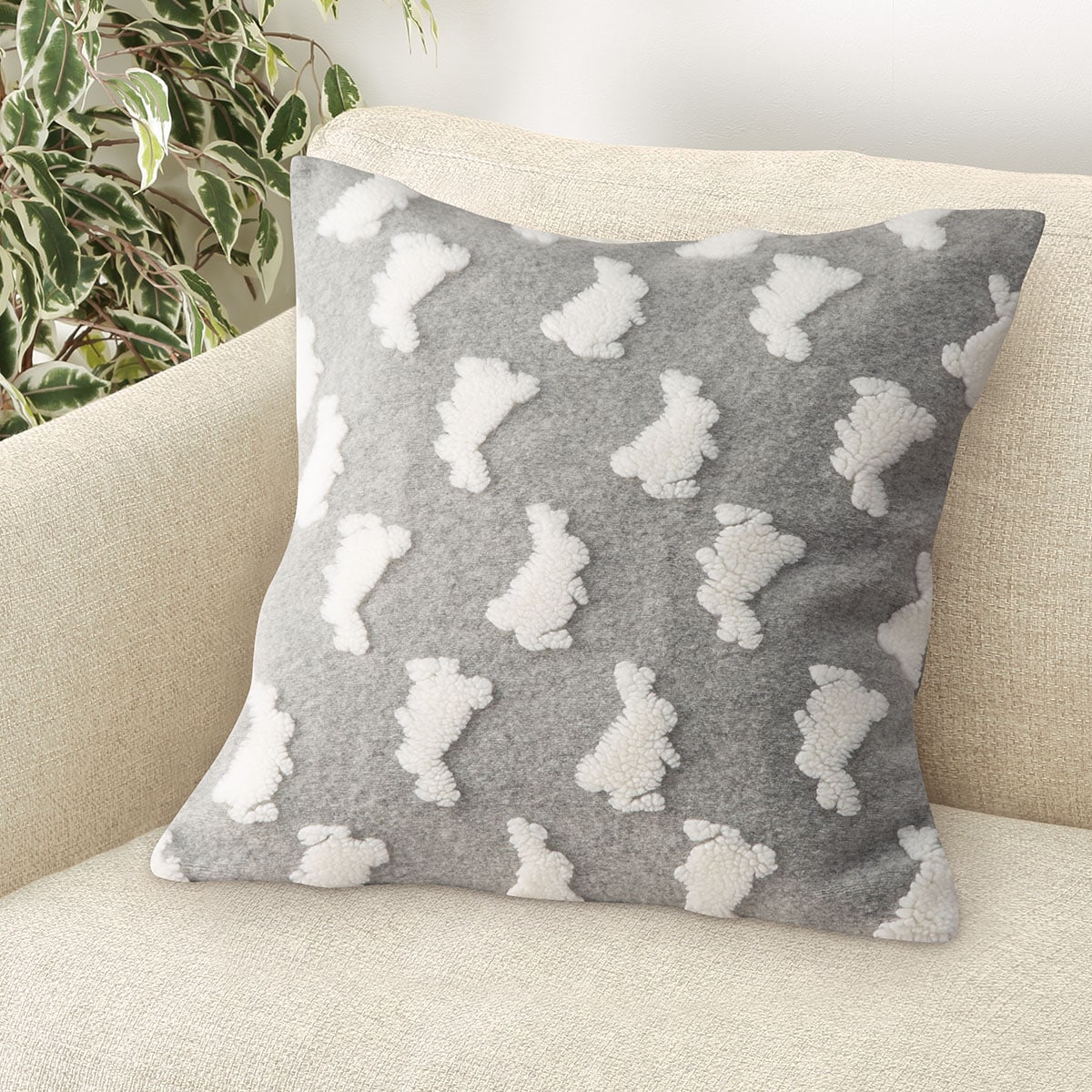 クッションカバー(ウサギRB2501 45×45cm) | ニトリネット【公式】 家具