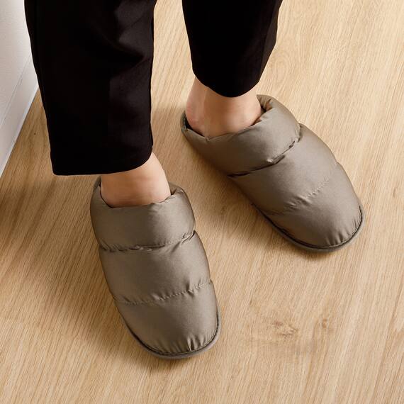 ルームシューズ ナカワタ(WT2501GR M) 2枚目画像