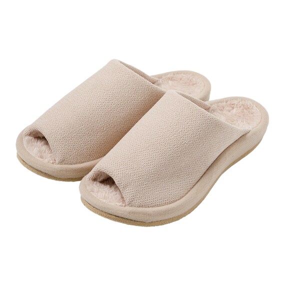 スリッパ(Nウォーム コンフォート ベージュ L FT2501) 2枚目画像