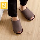 スリッパ(Nウォーム コンフォート ブラウン M FT2501) 1枚目画像
