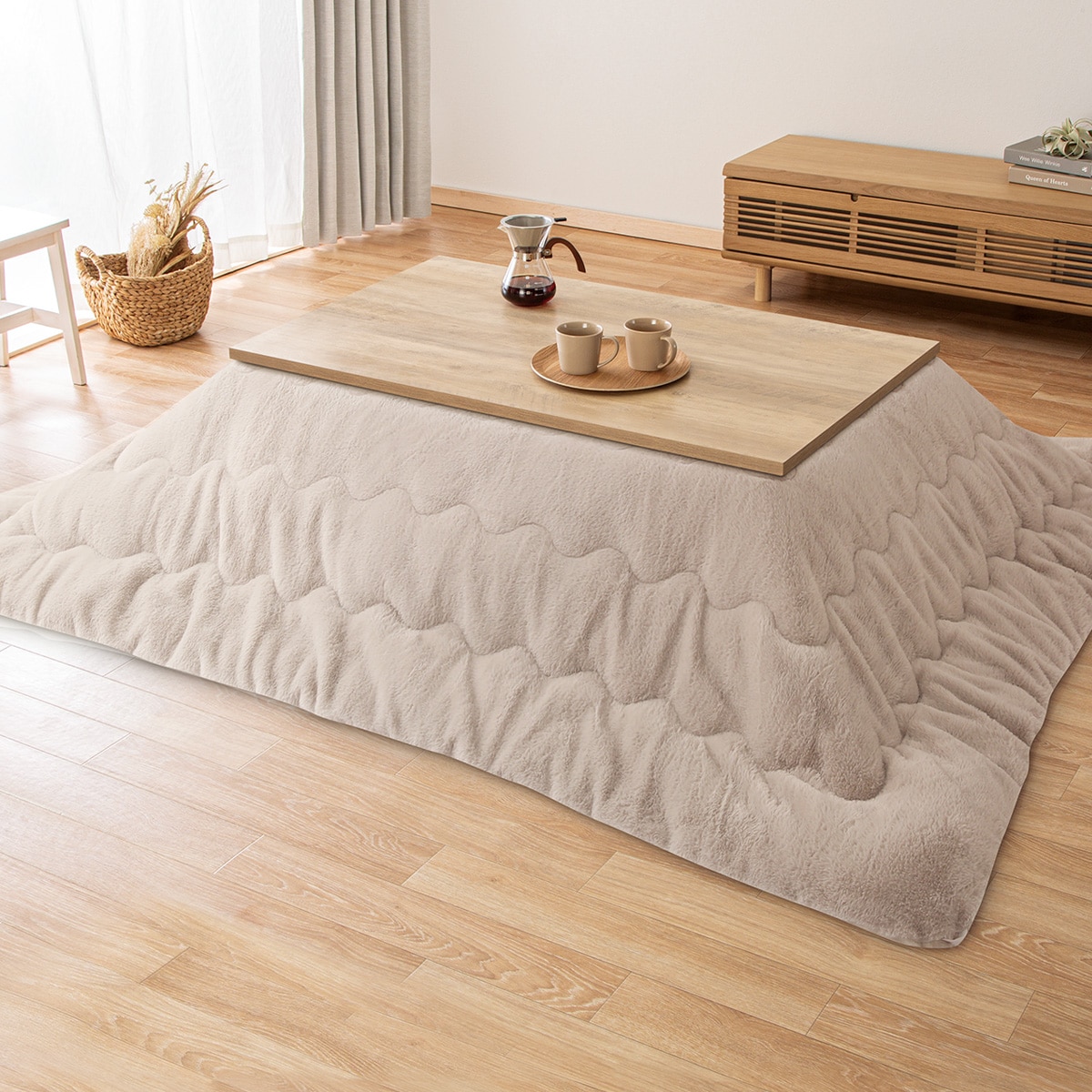 ニトリのコタツ　掛け布団セット 断熱こたつ掛ふとん 長方形(Nウォーム モカ RB2510) | ニトリネット