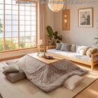 断熱こたつ掛ふとん 大判(Nウォーム モカ RB2510) 16枚目画像