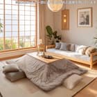 断熱こたつ掛ふとん 大判(Nウォーム モカ RB2510) 16枚目画像