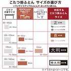 断熱こたつ掛ふとん 大判(Nウォーム ブラウン RB2510) 2枚目画像