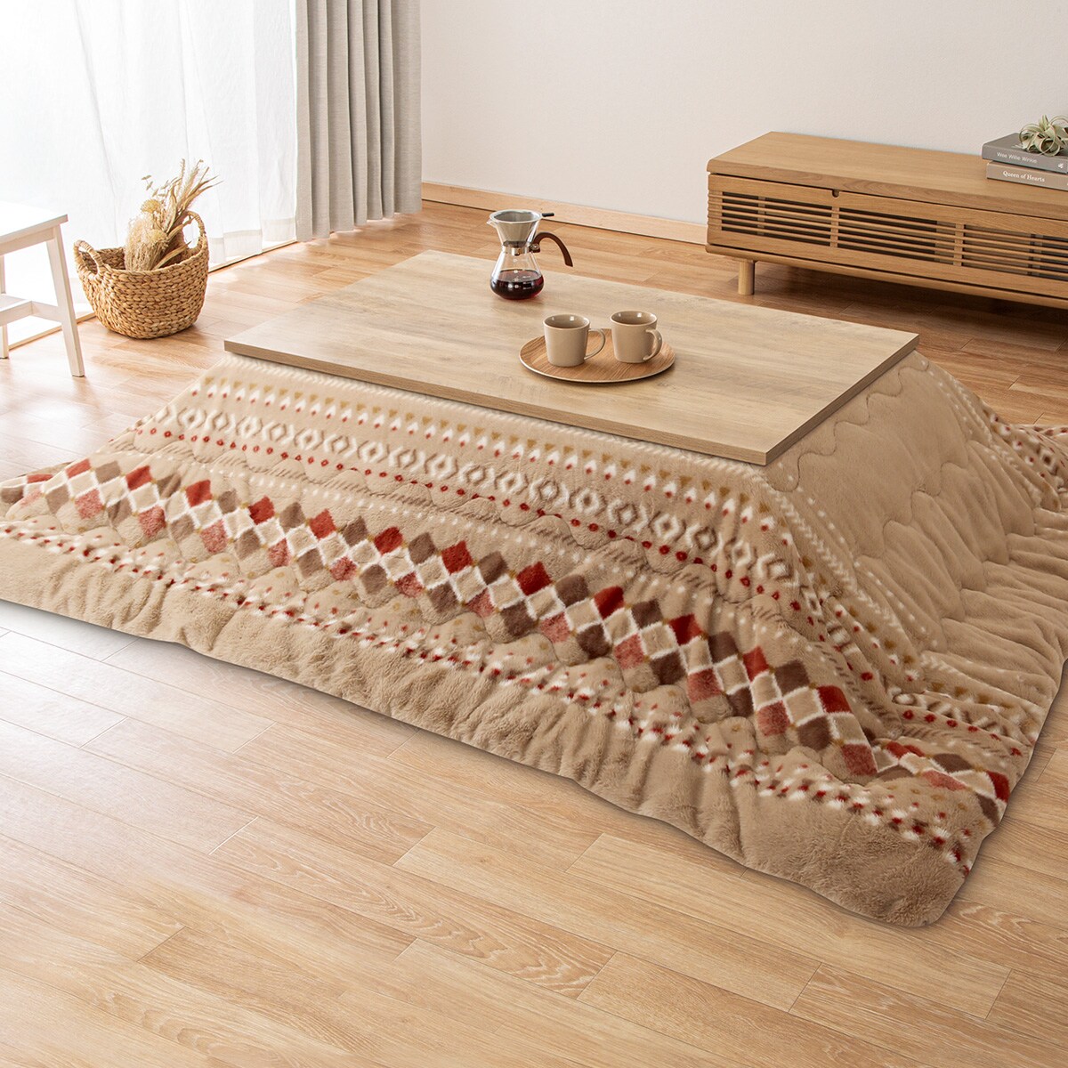 断熱こたつ掛ふとん 長方形(Nウォーム ベージュ RB HO2501) | ニトリ