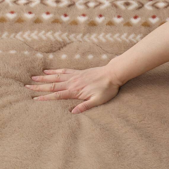 断熱こたつ掛ふとん 特大判(Nウォーム ベージュ RB HO2501) 20枚目画像