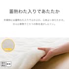 断熱こたつ掛ふとん 大判(Nウォーム アイボリー RB2510) 6枚目画像