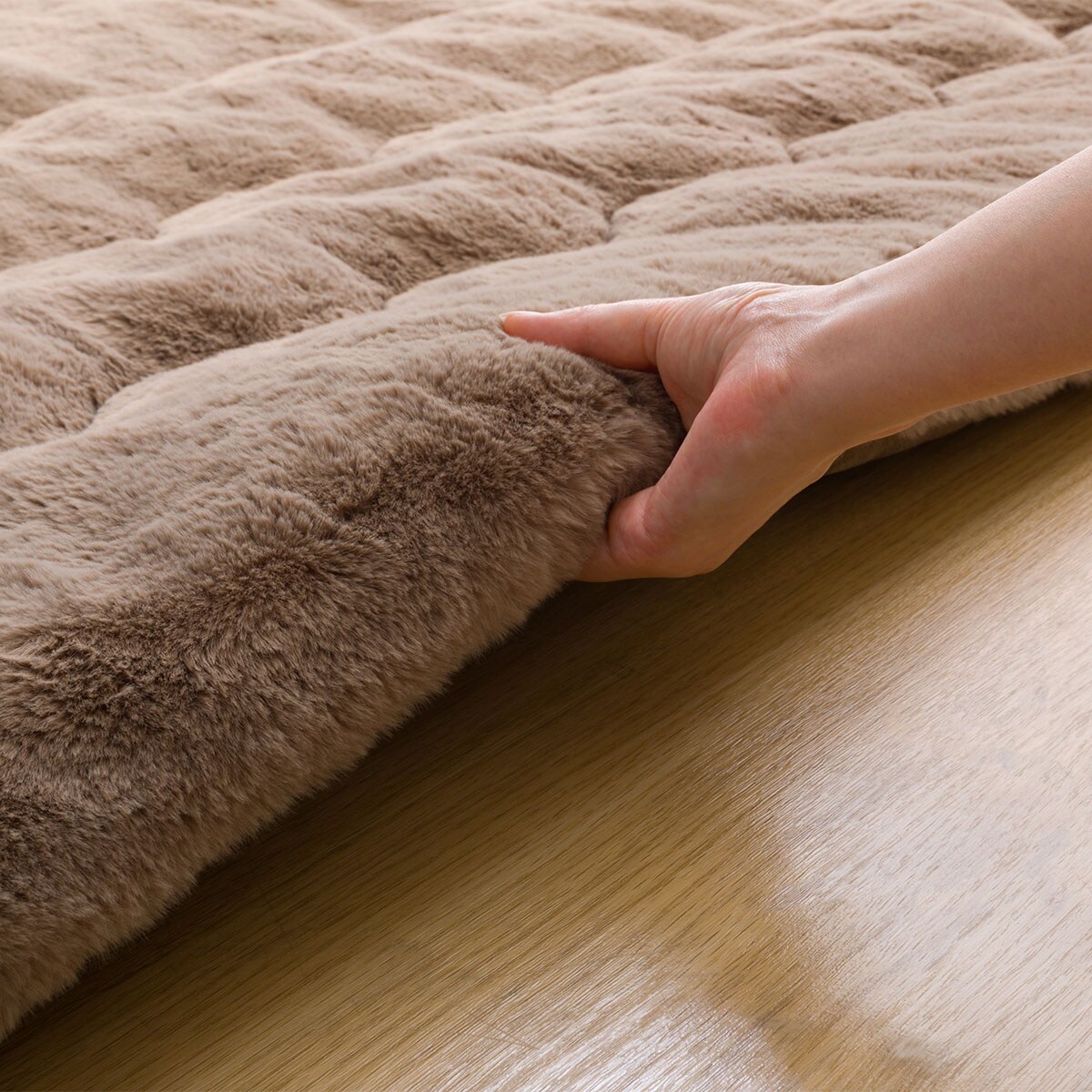 断熱こたつ掛ふとん 大判(NウォームWSP ブラウン RU2518) | ニトリ