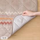 こたつふとん2点セット 大判(Nウォーム モカ FI2503) 17枚目画像