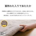 【2点セット】断熱こたつ掛ふとん(Nウォーム FJ2509 MO)+ウサギラグ5(180R IV NU01) 13枚目画像