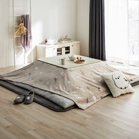 こたつ上掛け シマエナガ 正方形