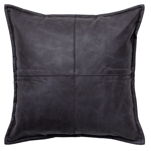 クッションカバー(グラブ GB3 ダークグレイ 45×45cm) 1枚目画像