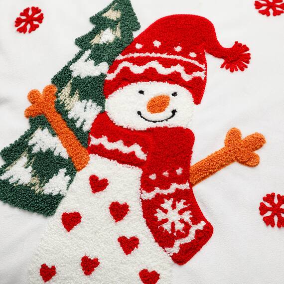 クッションカバー(スノーマン Dn5UF) 3枚目画像