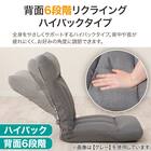 首・もも裏サポート ハイバック座椅子(LC-B20 IC)(LC-B20 IC DGY) 2枚目画像