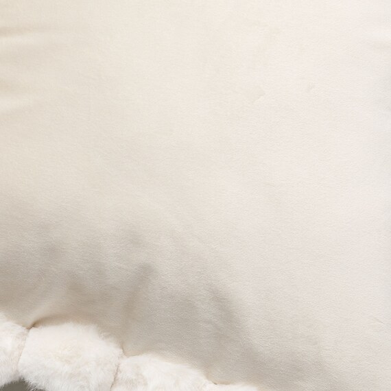 クッションカバー(スソPPファー アイボリー gSCy9a) 6枚目画像