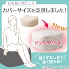 ビーズソファ専用カバー 大サイズ(RB2505 IV) 3枚目画像