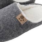 ルームシューズ(FL ngRSn1a グレー L) 3枚目画像