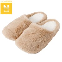 ルームシューズ(Nウォーム ファー ngRSn4a モカ M)