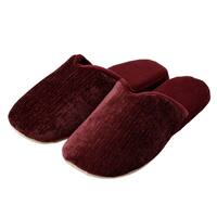 ルームシューズ(ラメベロア gRSn3a ダークローズ M)