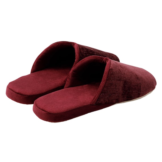 ルームシューズ(ラメベロア gRSn3a ダークローズ M) 6枚目画像