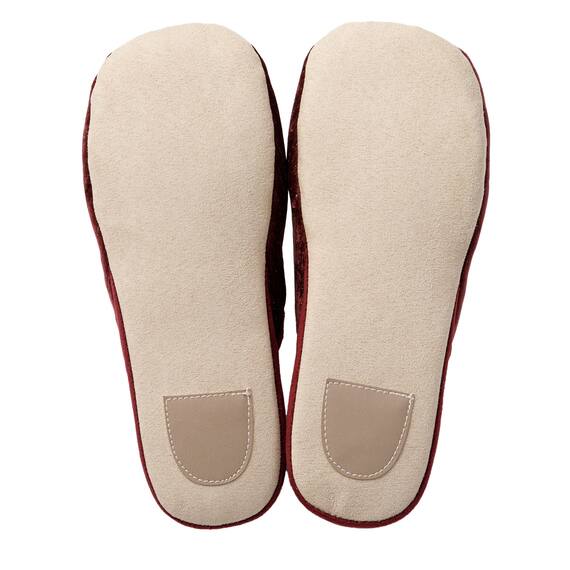 ルームシューズ(ラメベロア gRSn3a ダークローズ M) 8枚目画像