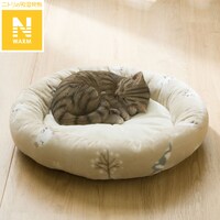 ペットベッド 丸(Nウォーム シマエナガgSCq1a)
