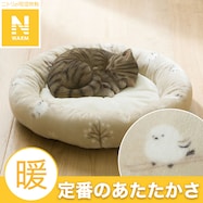 ペットベッド 丸(NWシマエナガgSCq1a)