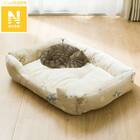 ペットベッド 角(Nウォーム シマエナガLgSC1a) 1枚目画像