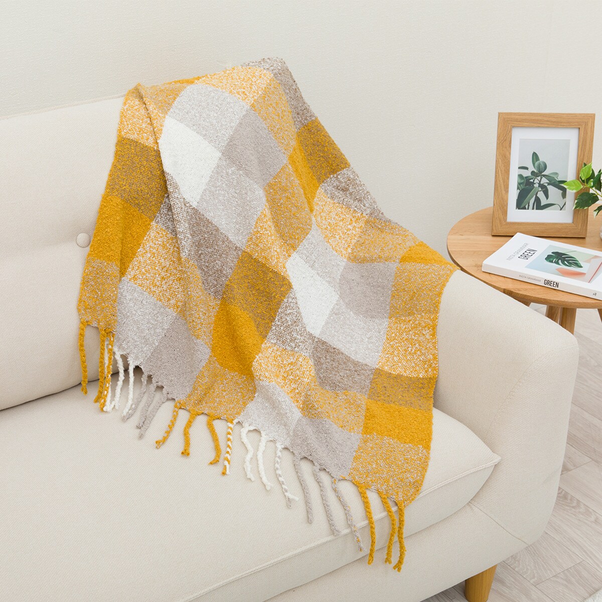 ひざ掛け チェック(CK2501 YE) | ニトリネット【公式】 家具