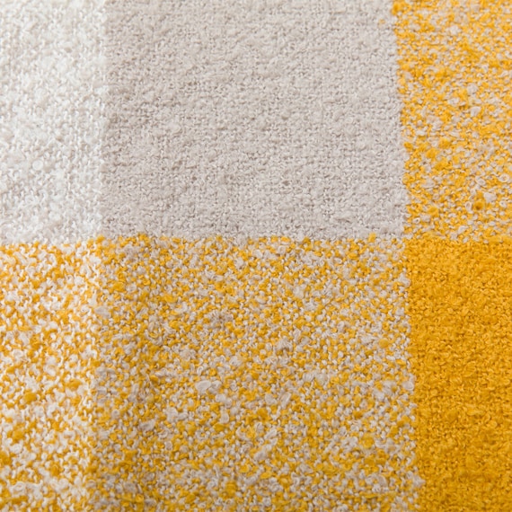 ひざ掛け チェック(CK2501 YE) 6枚目画像