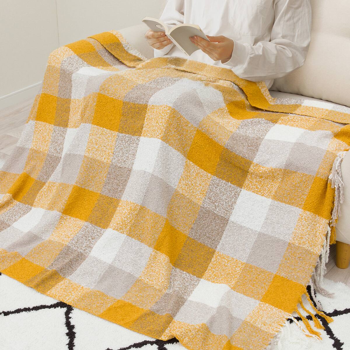 スロー チェック(CK2501 YE) | ニトリネット【公式】 家具・インテリア通販