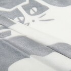 ひざ掛け サンビキネコサン(NK2501 GY) 9枚目画像