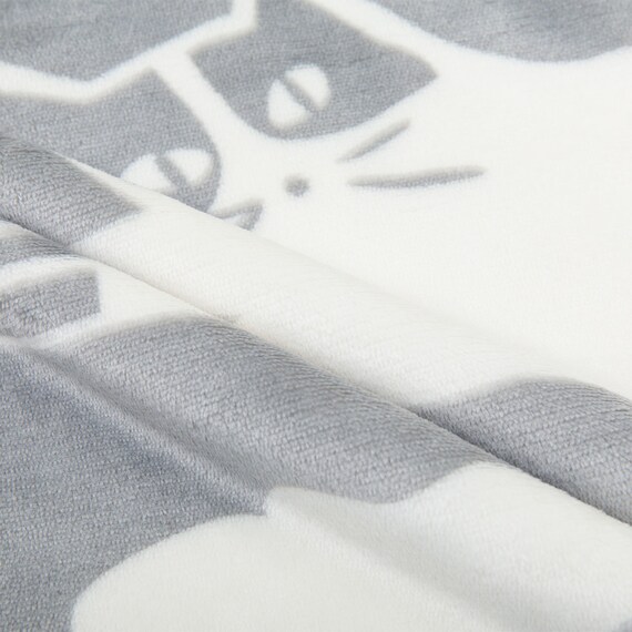 ひざ掛け サンビキネコサン(NK2501 GY) 9枚目画像