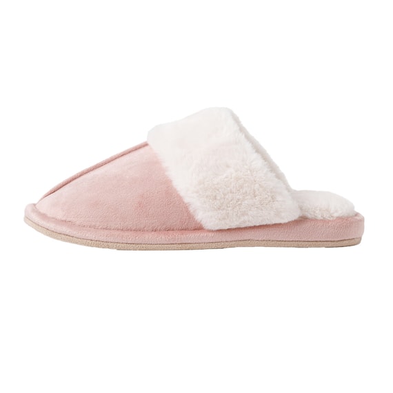 スリッパ(スエードボア ngSR10a ローズ M) 4枚目画像