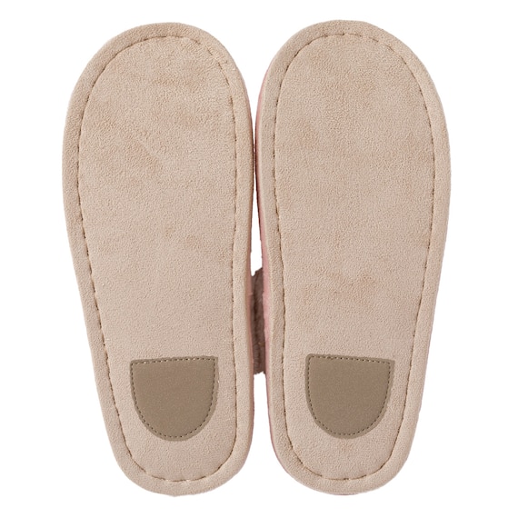 スリッパ(スエードボア ngSR10a ローズ M) 8枚目画像