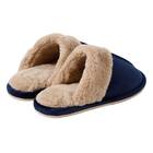 スリッパ(スエードボア ngSR10a ネイビー L) 5枚目画像