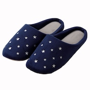 ルームシューズ(スター L ネイビー ngRSx1a)