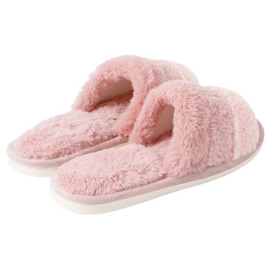 スリッパ(サンショクファー ローズ ngSRx3a M) 5枚目画像